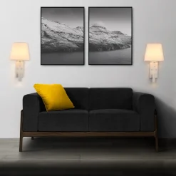 Pack x 2 - Aplique de pared para lectura con foco LED 
