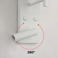 Pack x 2 - Aplique de pared para lectura con foco LED 