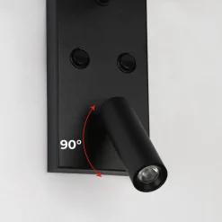 Pack x 2 - Aplique de pared para lectura con foco LED 