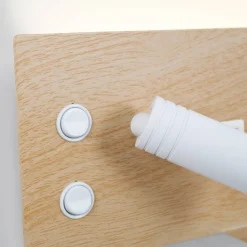 Pack x 2 - Aplique de pared para lectura con puerto USB 