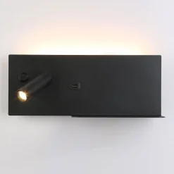 Pack x 2 - Aplique de pared para lectura con puerto USB 