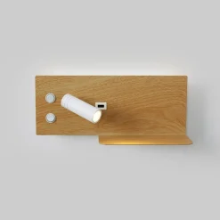 Pack x 2 - Aplique de pared para lectura con puerto USB 