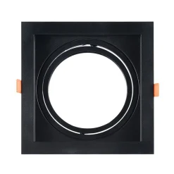 Pack x 3 - Aro downlight cuadrado tipo cardan para bombilla QR111 o AR111 - Corte 155 x 155 mm