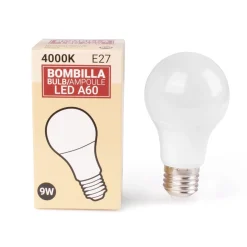 Pack x 10 - Bombilla LED E27 A60 - 9W