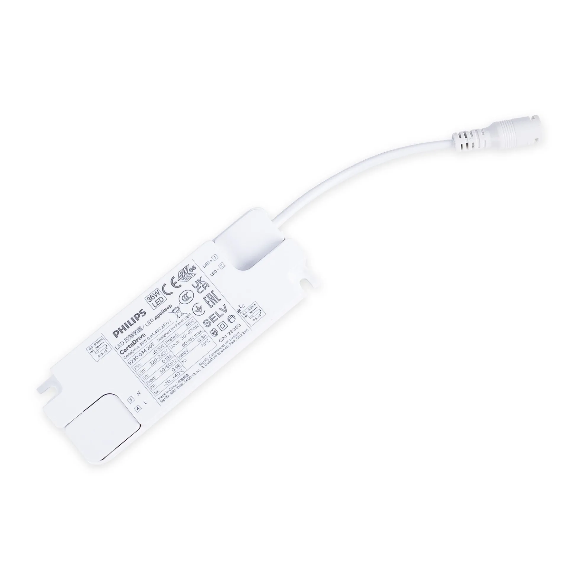 Pack x 6 Panel LED empotrable Backlight 60x60cm - 4860lm - driver Philips - 36W - IP40