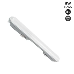 Pack x 20 - Pantalla estanca LED lineal enlazable 9W - 60cm - IP65 - 4000K