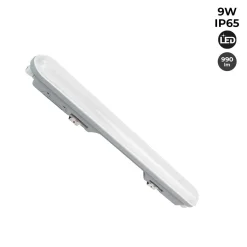 Pack x 40 - Pantalla estanca LED lineal enlazable 9W - 60cm - IP65 - 4000K