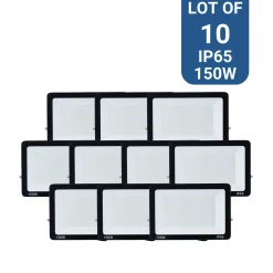 Pack x 10 proyectores LED exterior 150W - 95lm/W - IP65