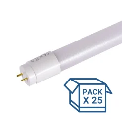 Pack x 25 - Tubo LED 120cm T8 - 18W - 140lm/W