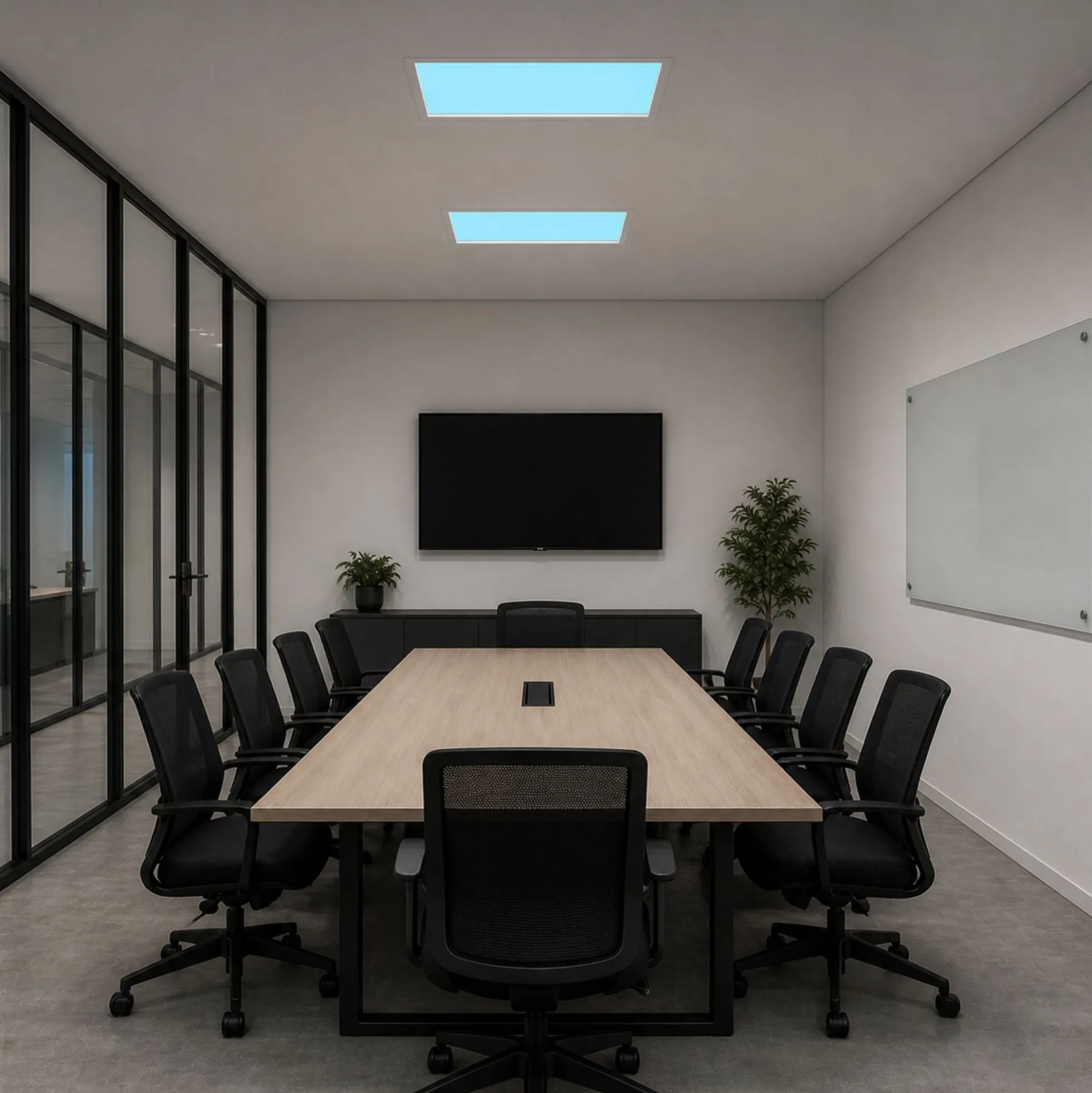 Panel Blue Skylight efecto cielo "SKYWIN SR" - Slim - Daylight - 45W - 60x30cm