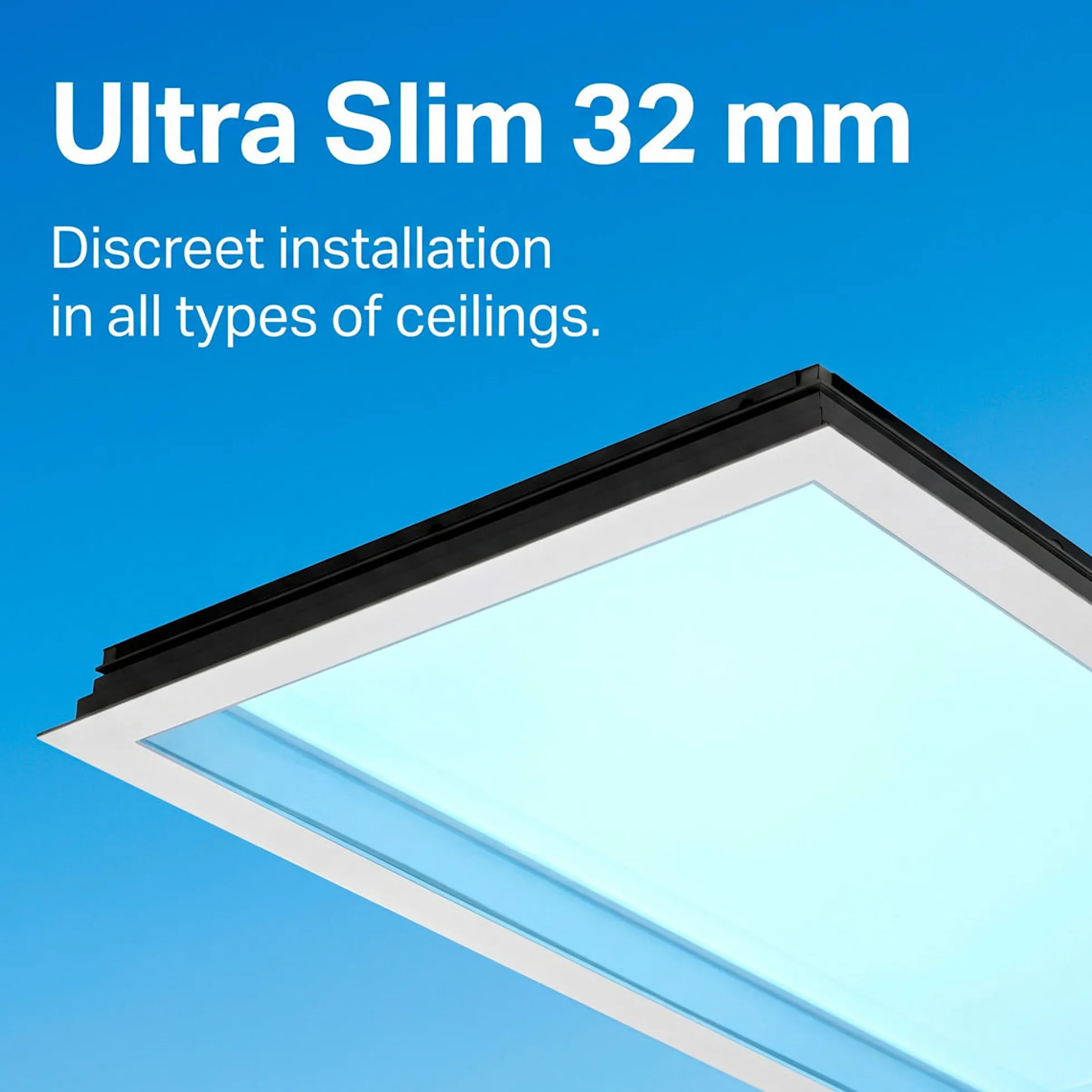 Panel Blue Skylight efecto cielo "SKYWIN SR SMART" - Slim - CCT - 45W - 60x30cm