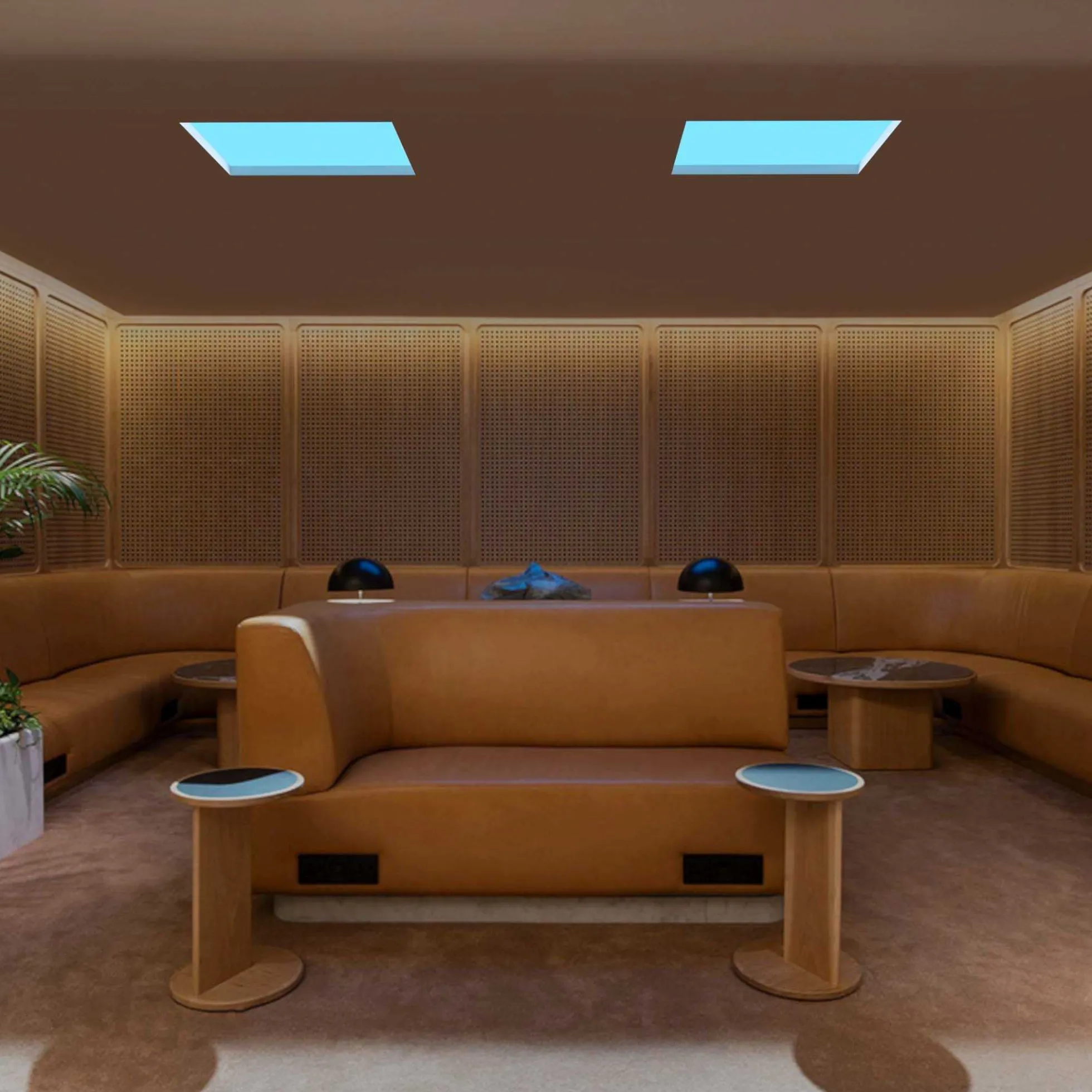 Panel "Blue Skylight" Regulable 0-10V - efecto cielo - Daylight - 155W - 60x60cm