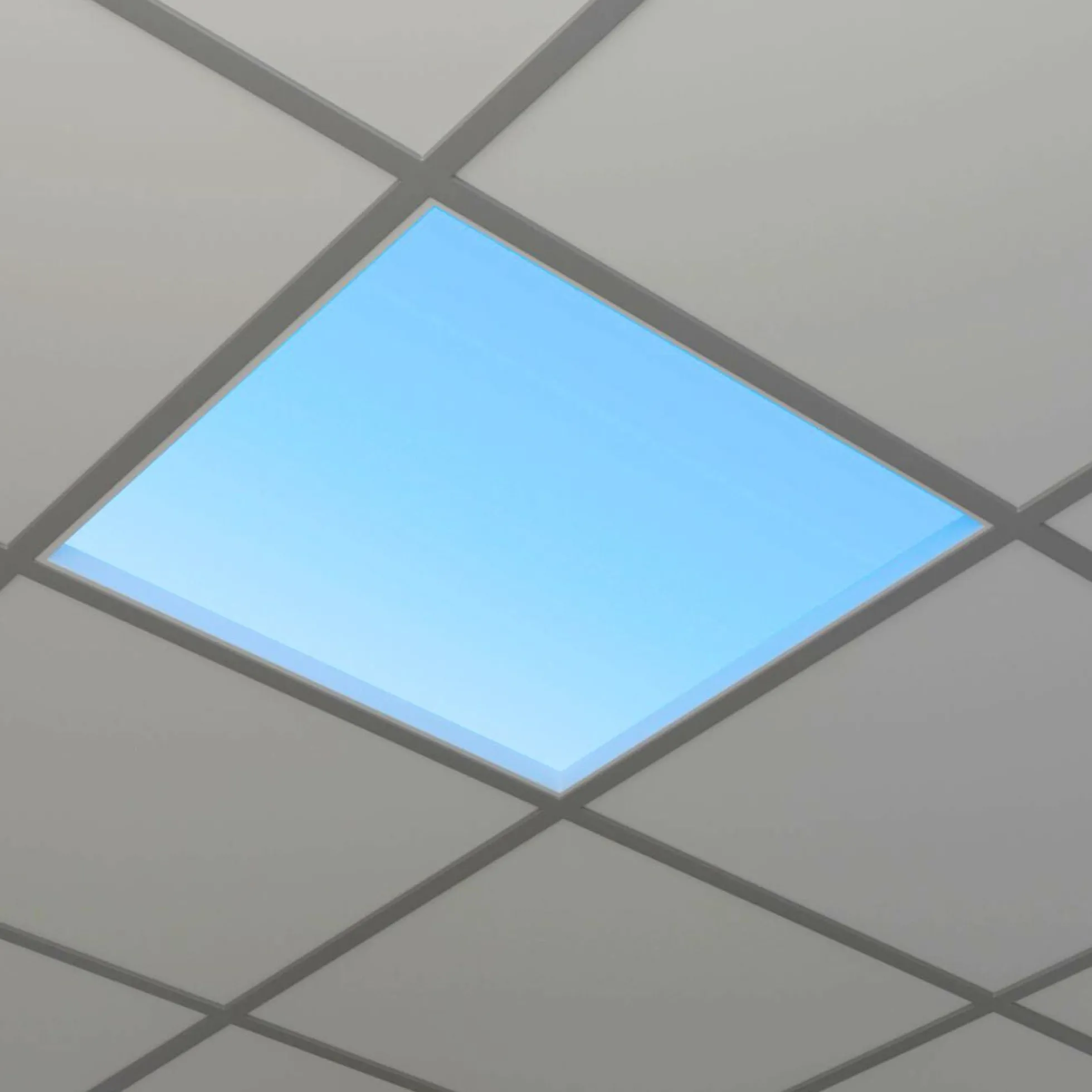 Panel "Blue Skylight" Regulable 0-10V - efecto cielo - Daylight - 155W - 60x60cm