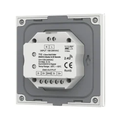 Panel de control táctil CCT - DMX y RF 2.4GHz - 4 zonas - Skydance