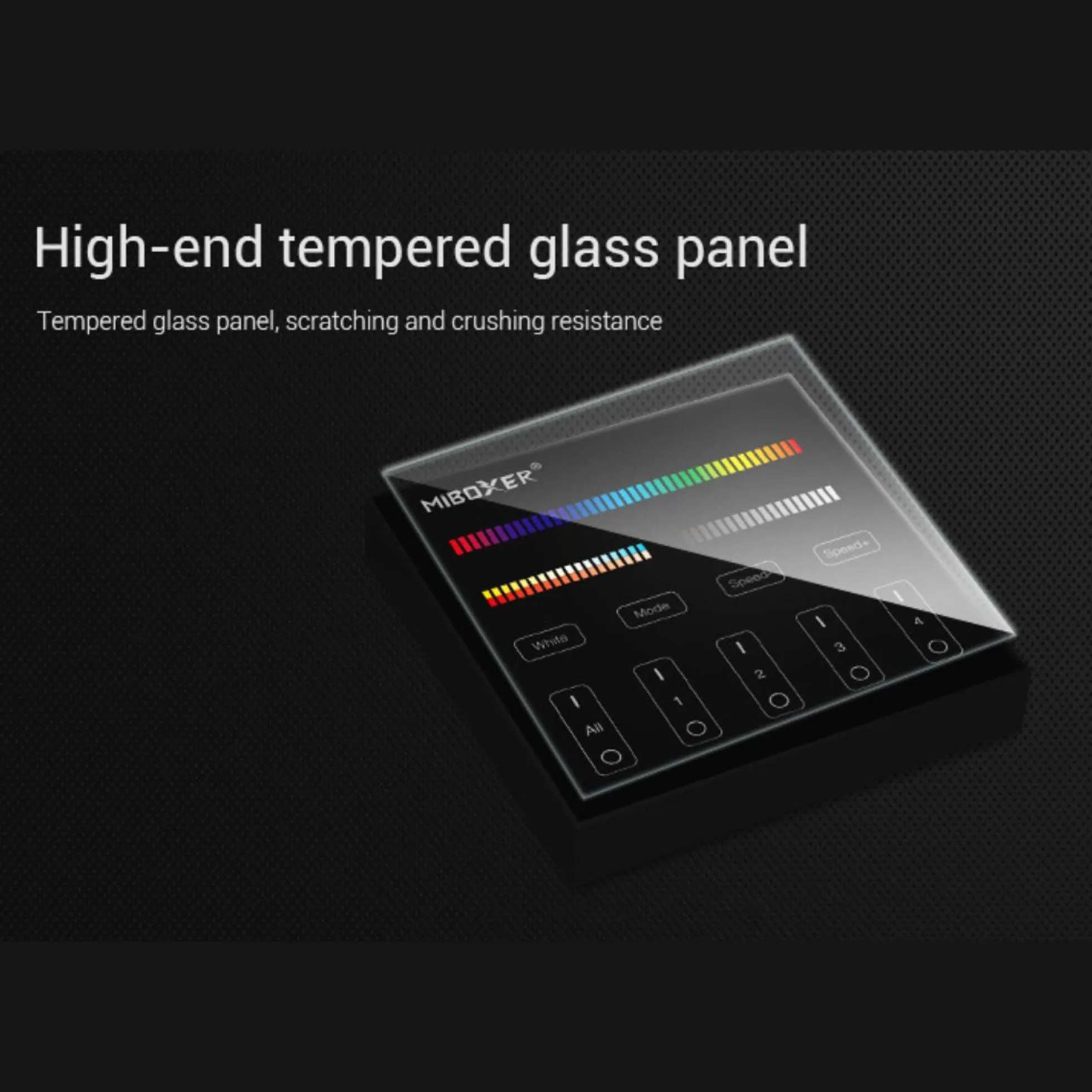 Panel de control táctil RGB + CCT - 4 zonas - Milight