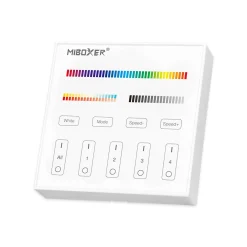 Panel de control táctil RGB + CCT - 4 zonas - Milight