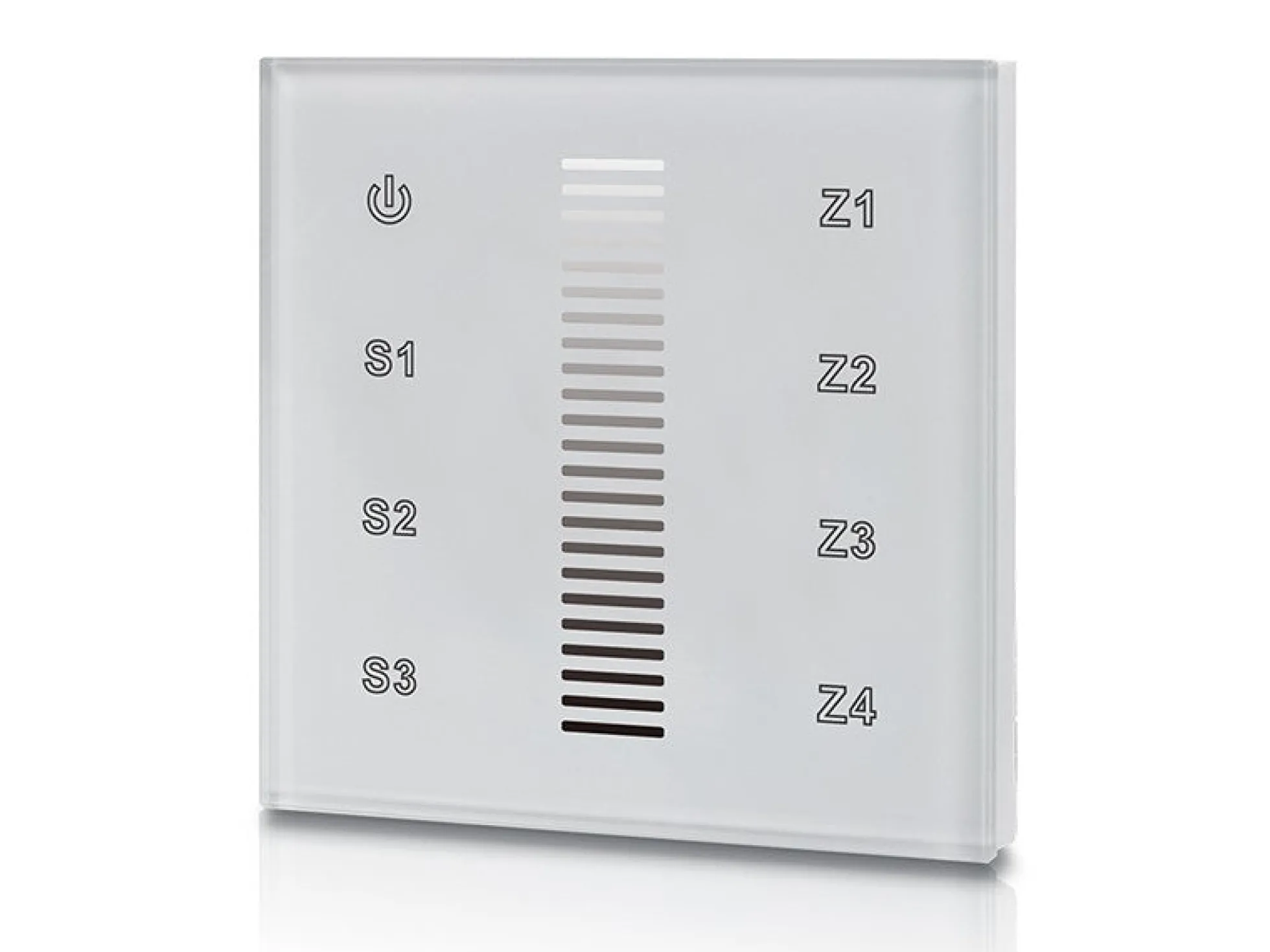 Panel de control táctil "Sunricher" - 4 zonas - Monocolor - Perfect RF