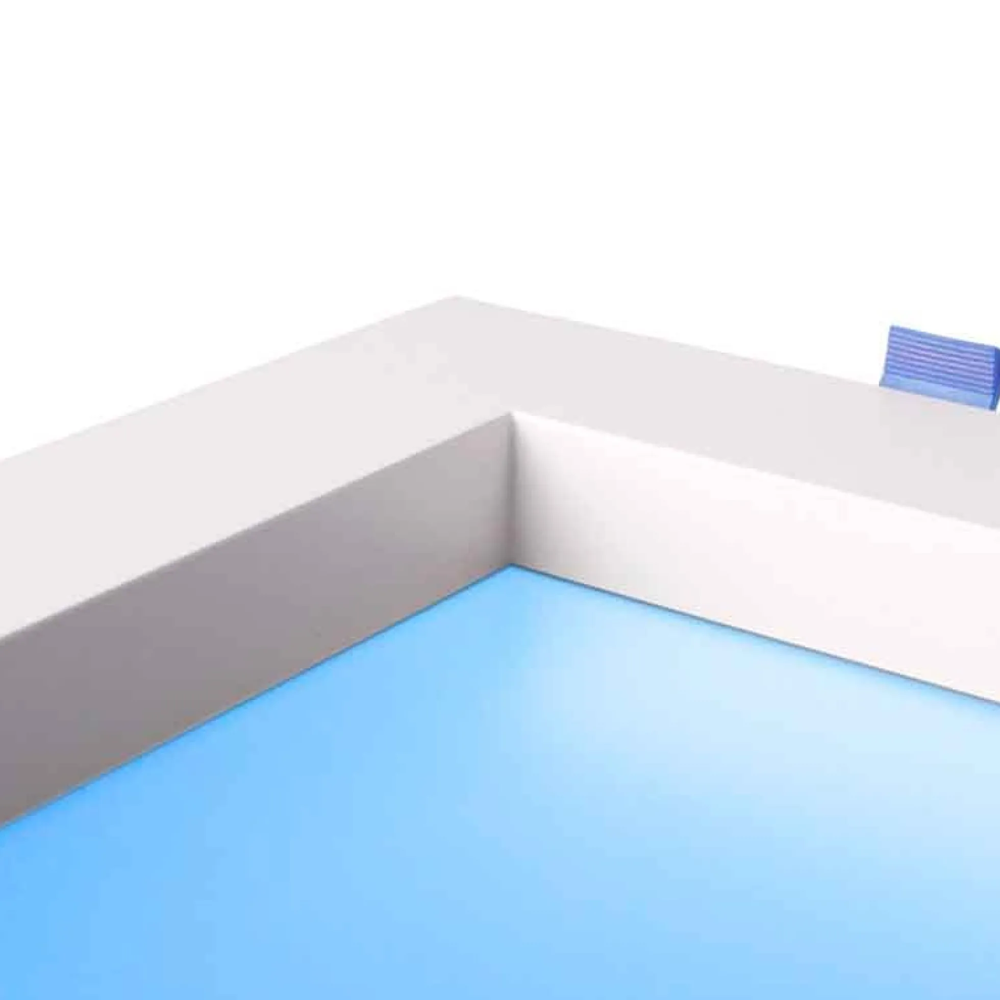 Panel LED "Blue Skylight" efecto cielo - Daylight - 95W - 120x30cm