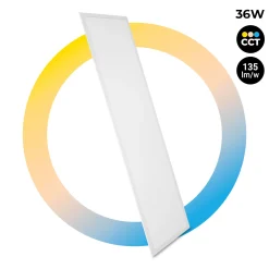 Panel LED de superficie CCT 36W - 120 x 30 cm - 135lm/W - IP20