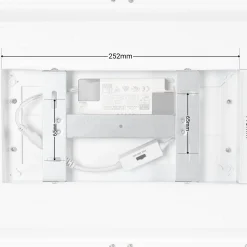Panel LED de superficie CCT 36W - 120 x 30 cm - 135lm/W - IP20