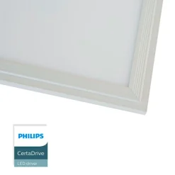 Panel LED de superficie slim 60X60 cm - Driver PHILIPS - 44W - UGR19 - con KIT de montaje