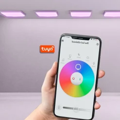 Panel LED de superficie WIFI SMART RGB / RGBW + CCT - 60x60 cm - 40W - Con KIT de montaje