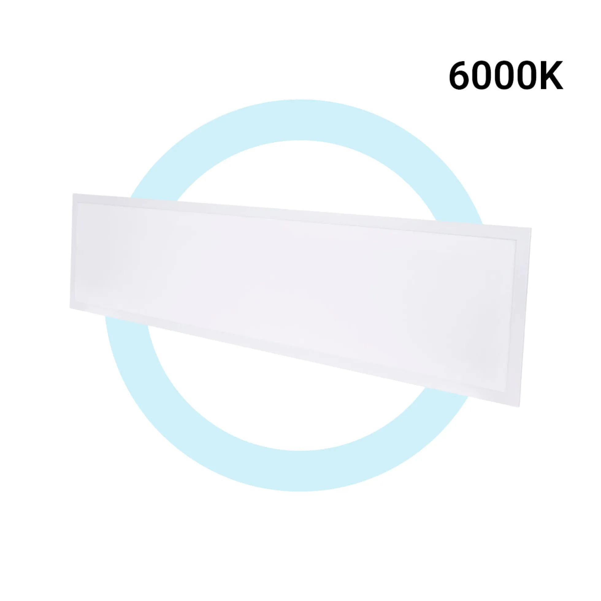 Panel LED empotrable Backlit 120x30cm - 40W - 120lm/W - Driver flicker free - UGR22 - IP40