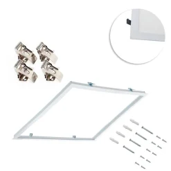 Panel LED empotrable WIFI SMART RGB / RGBW + CCT - 60x60 cm - 40W - Con KIT de montaje