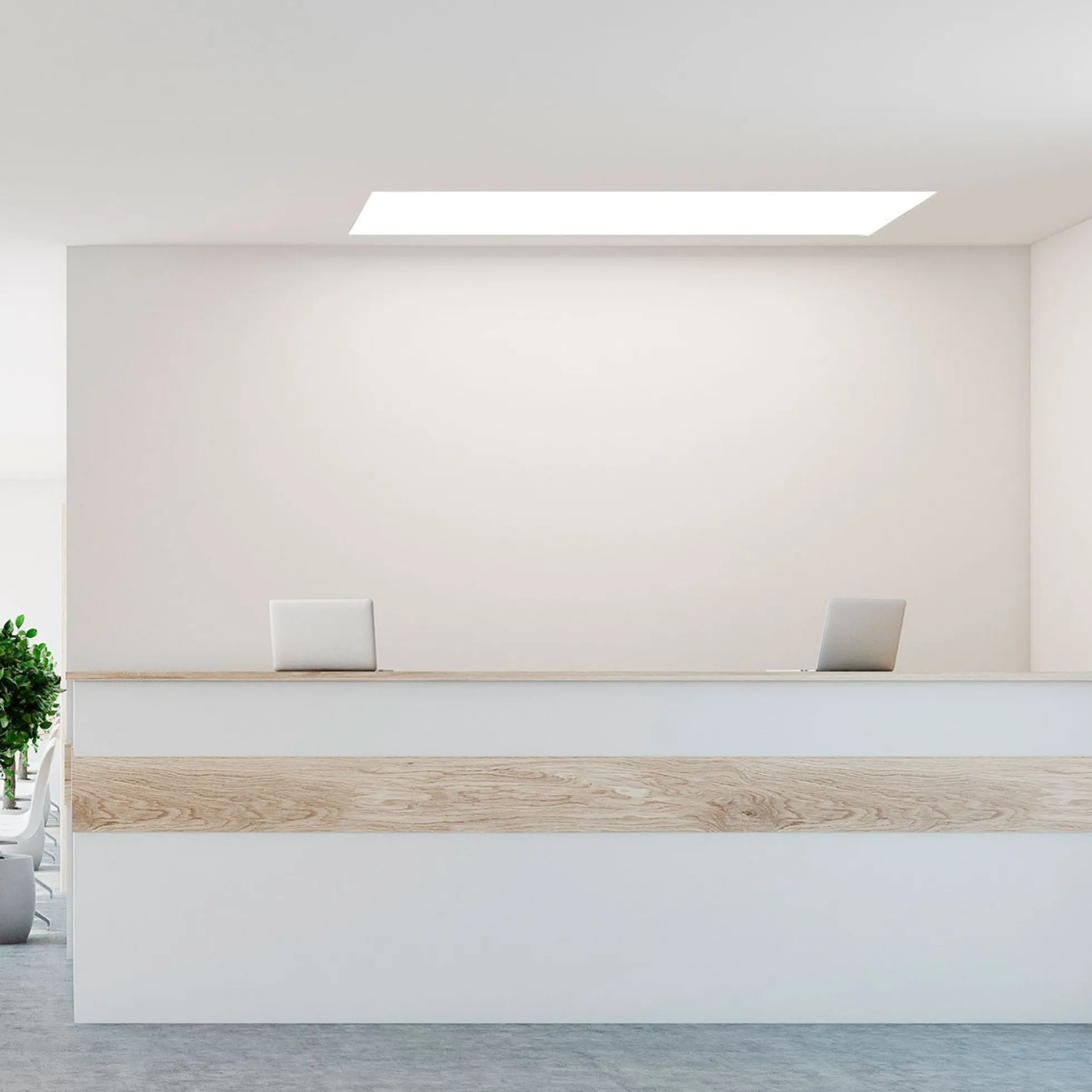 Panel LED empotrable 120X30cm - PUSH regulable - 44W - 3980lm - UGR19 - IP40