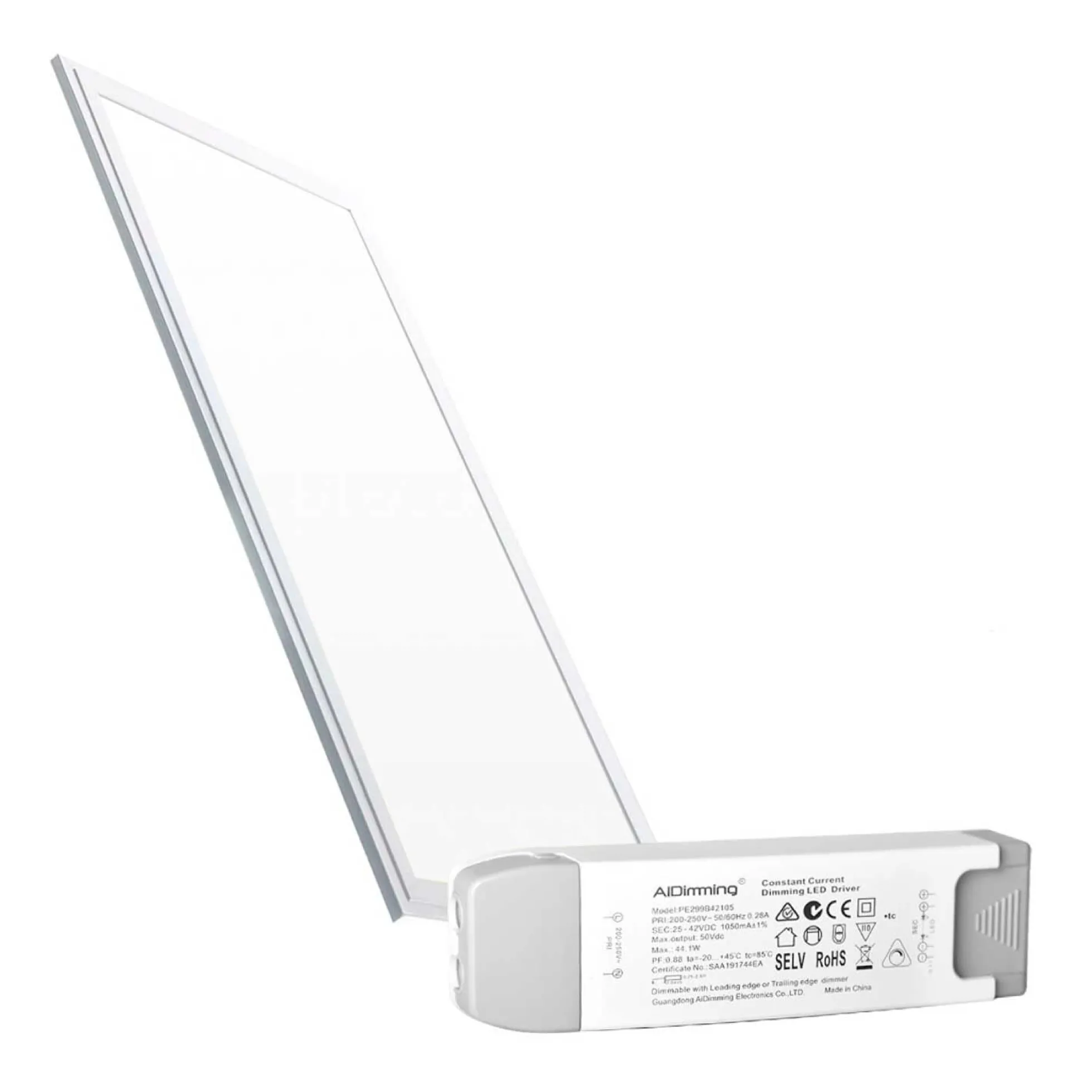 Panel LED empotrable 120X30cm - TRIAC regulable - 44W - UGR19 - IP40