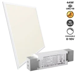 Panel LED empotrable 60X60cm - 0-10V regulable - 44W - UGR19
