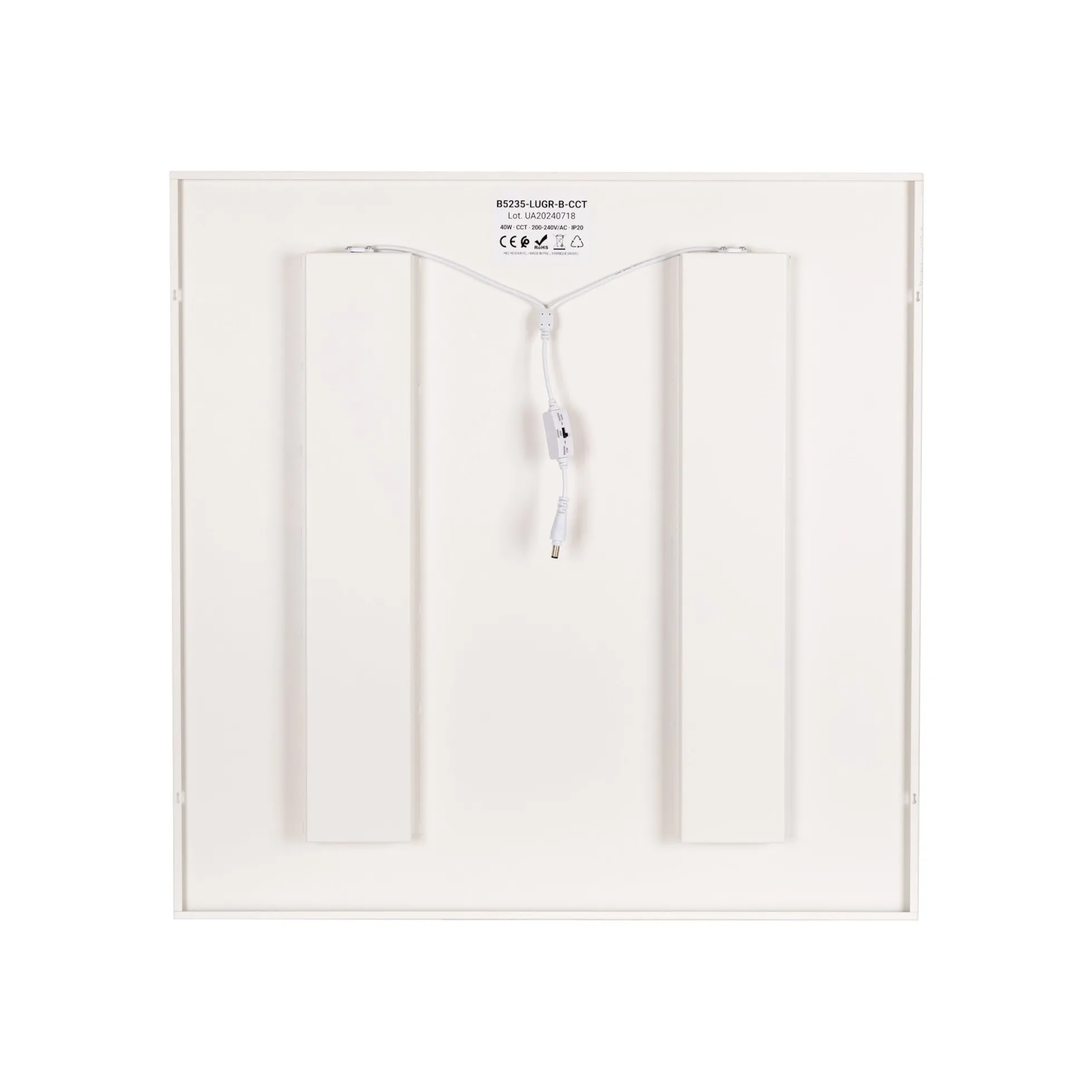 Panel LED empotrable 60x60cm - 40W - UGR18 - Driver PHILIPS - Chip OSRAM - IP40