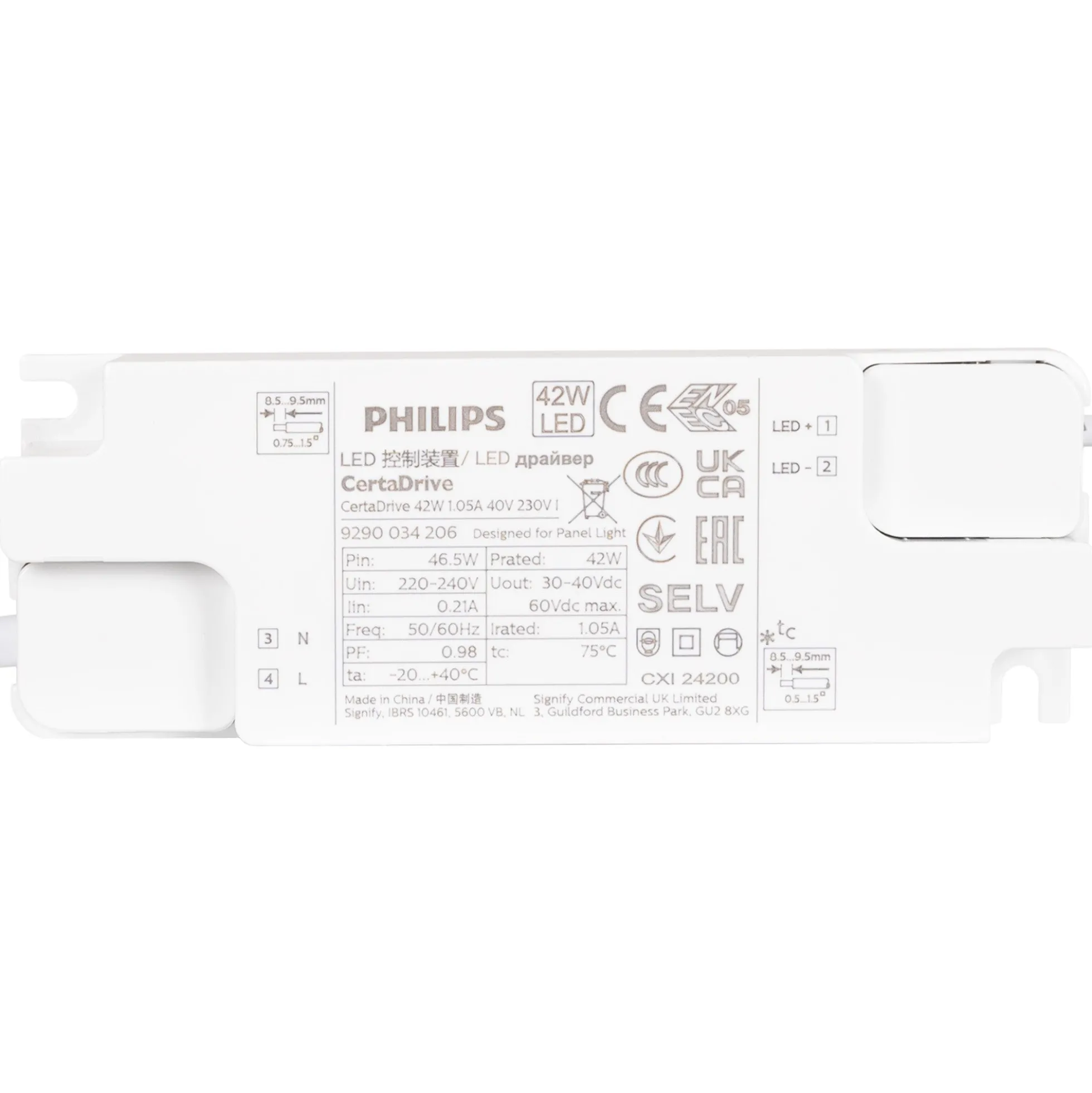 Panel LED empotrable 60x60cm - 40W - UGR18 - Driver PHILIPS - Chip OSRAM - IP40