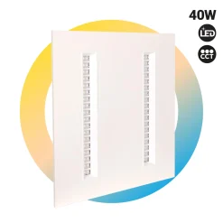 Panel LED empotrable 60x60cm - 40W - UGR18 - Driver PHILIPS - Chip OSRAM - IP40