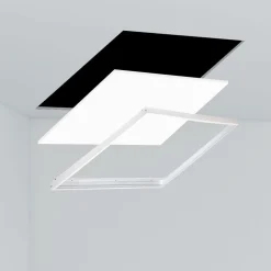 Panel LED slim CCT de superficie 60 x 60- Regulable con mando - 40W - Con KIT de montaje