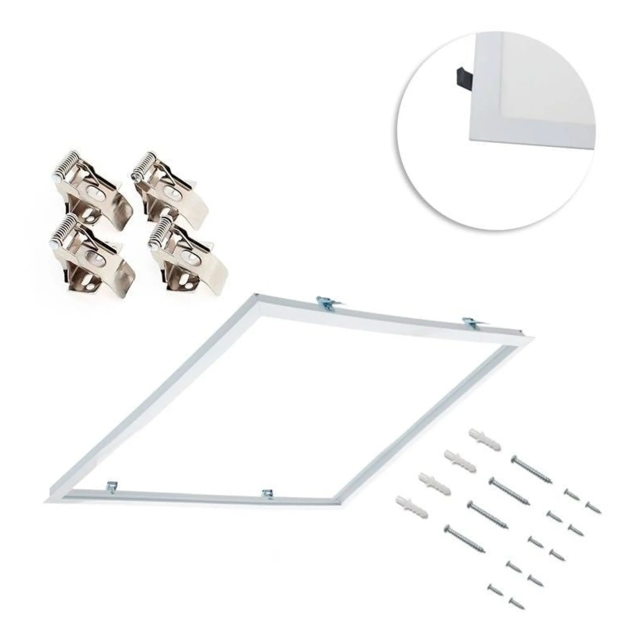 Panel LED slim CCT empotrable 60x60 cm - 40W - con KIT de montaje
