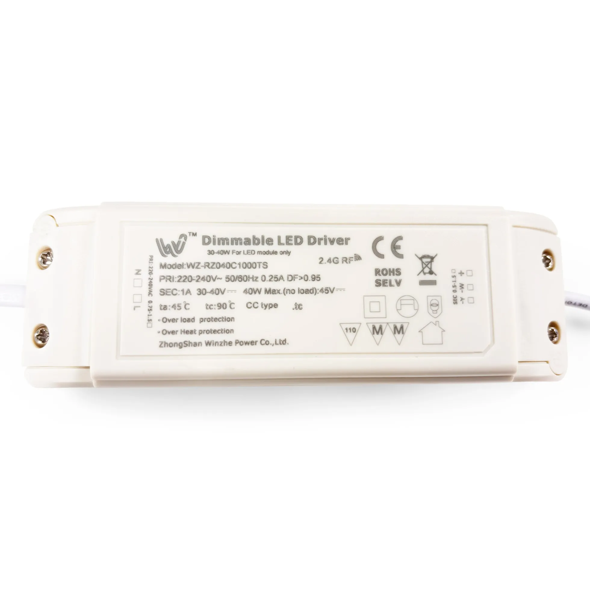 Panel LED slim CCT regulable con mando - 60x60cm - 40W