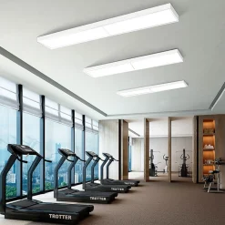 Panel LED slim de superficie 120X30 cm - Driver Philips - 44W - UGR19 - Con KIT de montaje