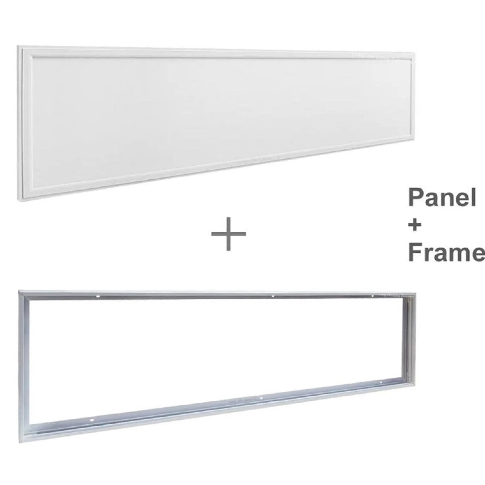 Panel LED slim de superficie 120X60cm - Driver PHILIPS - 72W - UGR19 - Con KIT de montaje