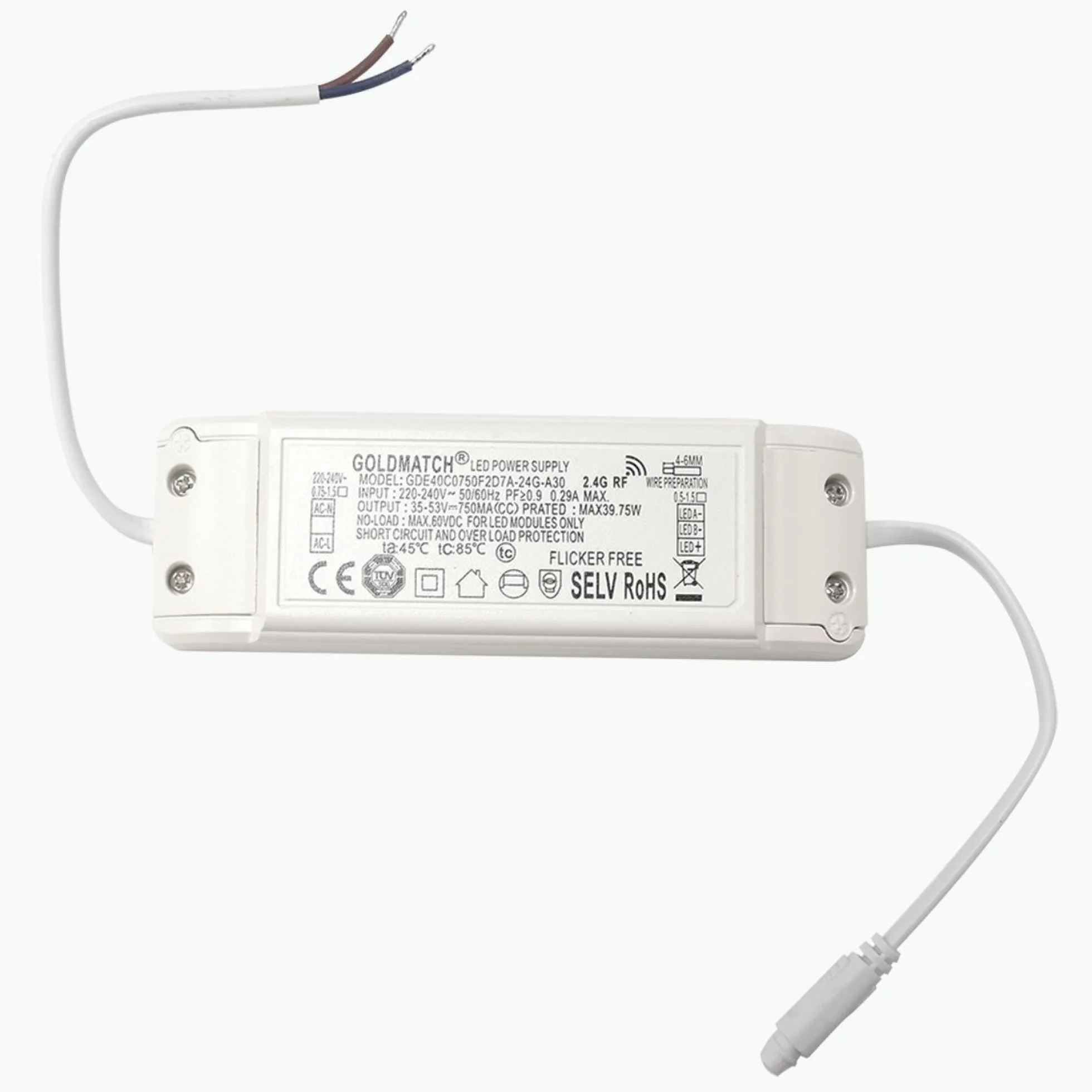 Panel LED slim de superficie 60x60cm - Driver OSRAM - 40W - UGR18 - CRI90 - Con KIT de montaje