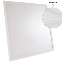 Panel LED slim de superficie 60x60cm - Driver OSRAM - 40W - UGR18 - CRI90 - Con KIT de montaje