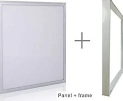 Panel LED slim de superficie 60x60cm - Driver OSRAM - 40W - UGR18 - CRI90 - Con KIT de montaje