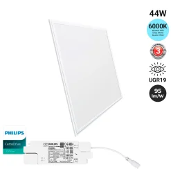 Panel LED slim 60X60 cm - Driver Philips - 44W - UGR19 - IP40