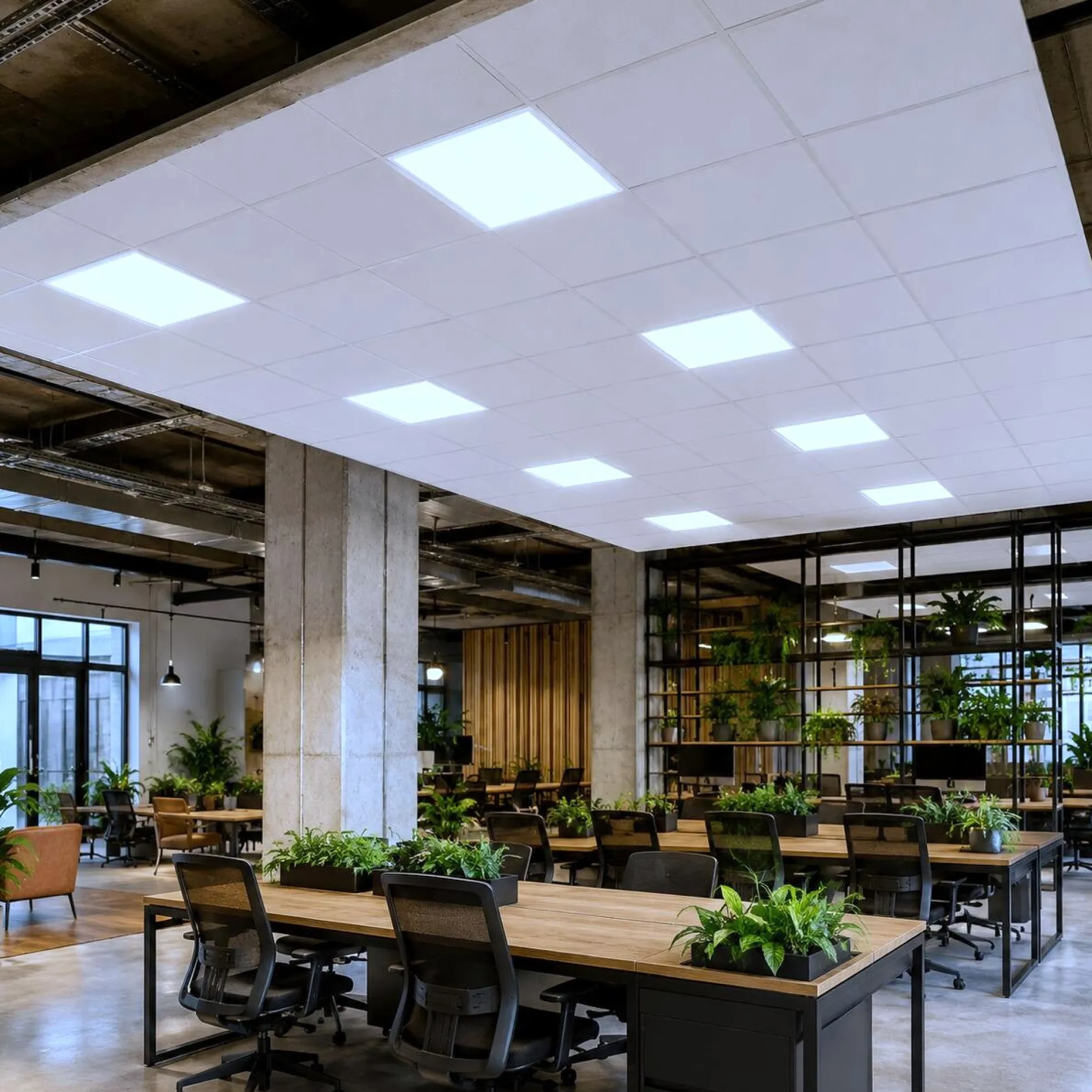 Panel LED slim 60X60 cm - Driver Philips - 44W - UGR19 - IP40