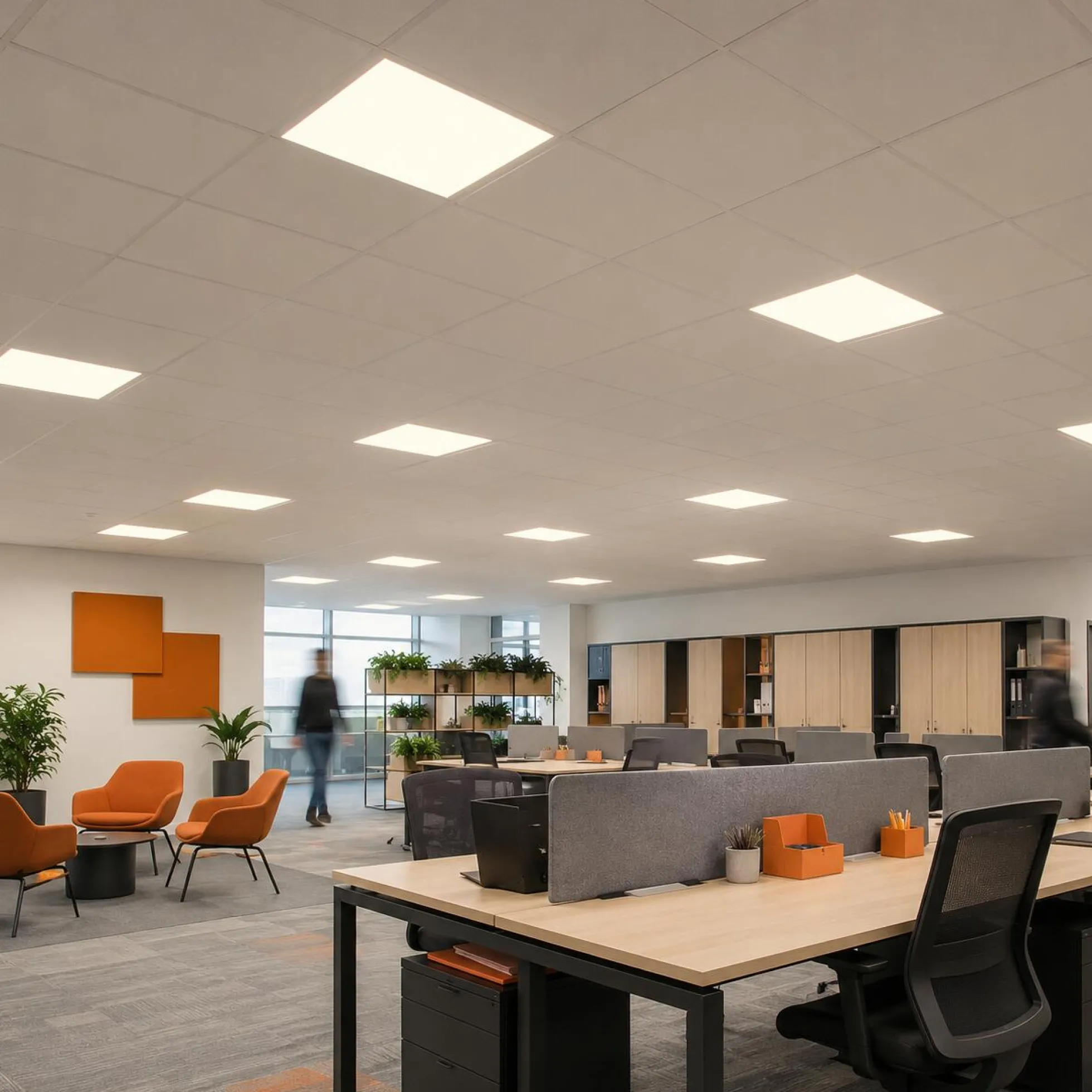 Panel LED slim 60X60 cm - Driver Philips - 44W - UGR19 - IP40