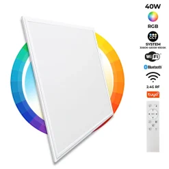 Panel LED WIFI SMART RGB / RGBW + CCT - 60x60 cm - 40W - IP40