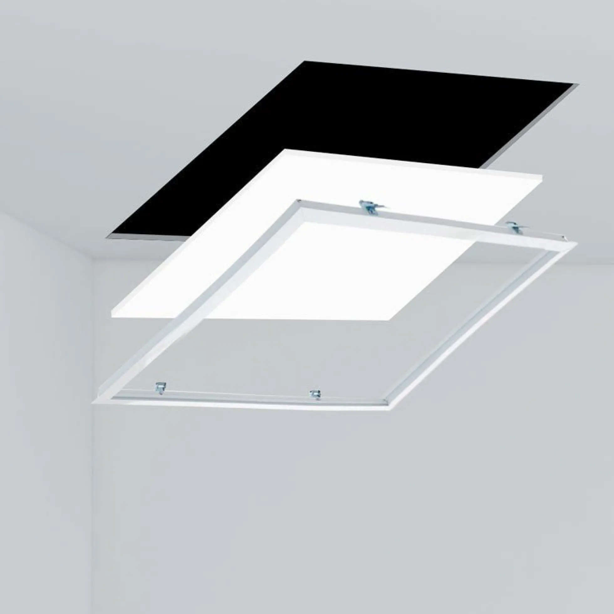 Panel LED 60X60cm con KIT de empotrar 44W UGR19 Driver Philips