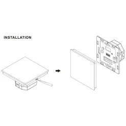Panel táctil DALI Master - Pantalla OLED - USB