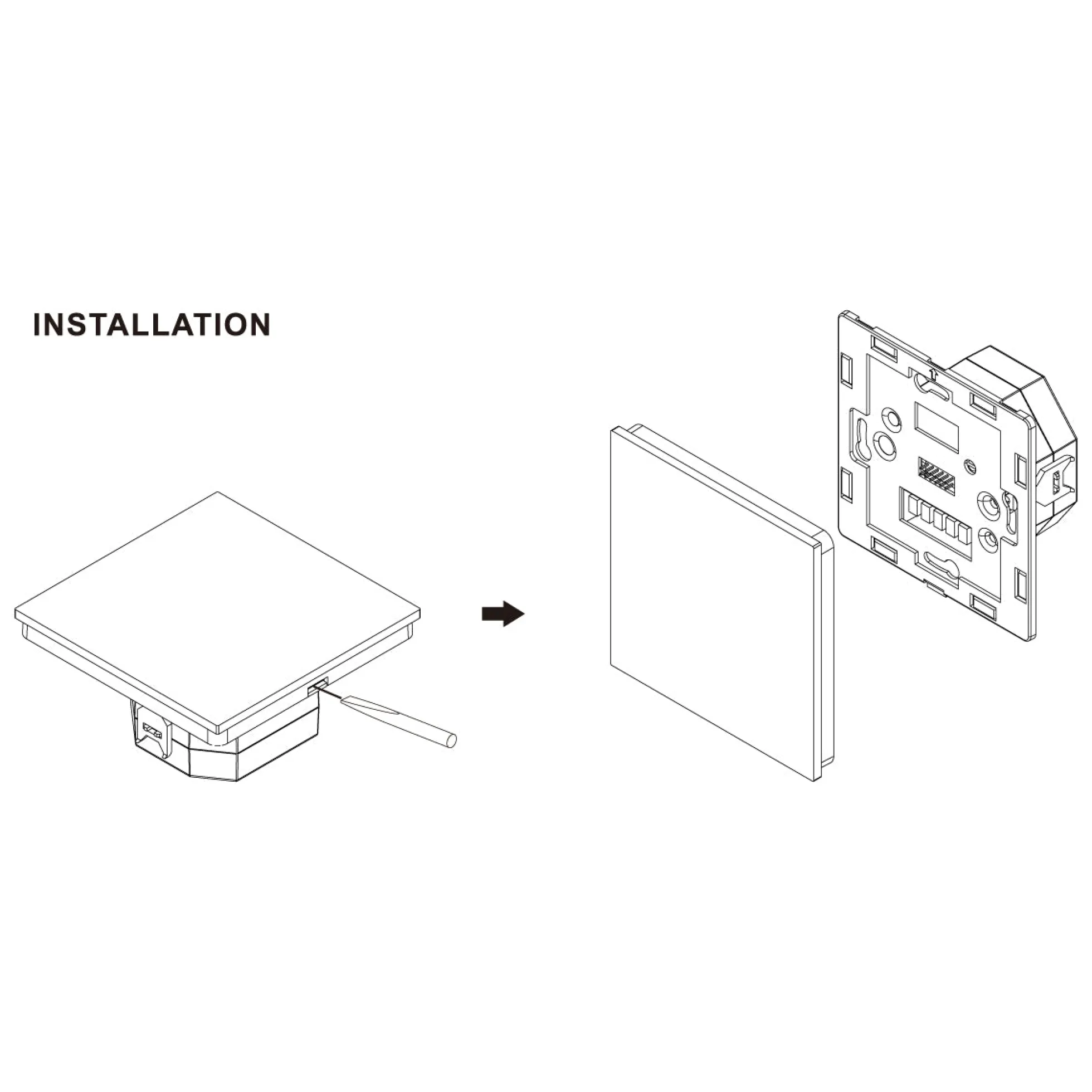 Panel táctil DALI Master - Pantalla OLED - USB