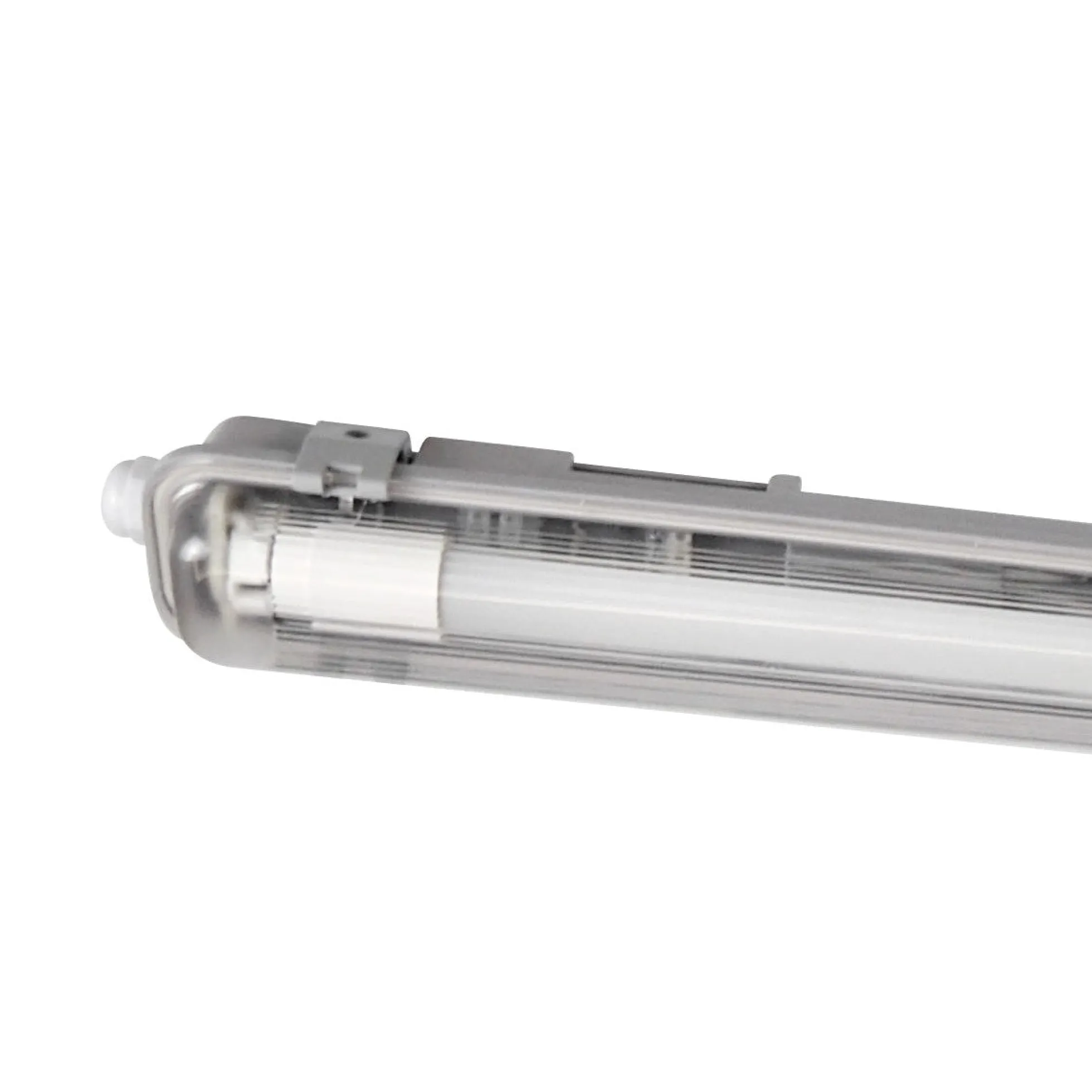 Pantalla estanca ECO CLIMATE - Tubo LED T8 - 150cm - Clips plásticos - IP65